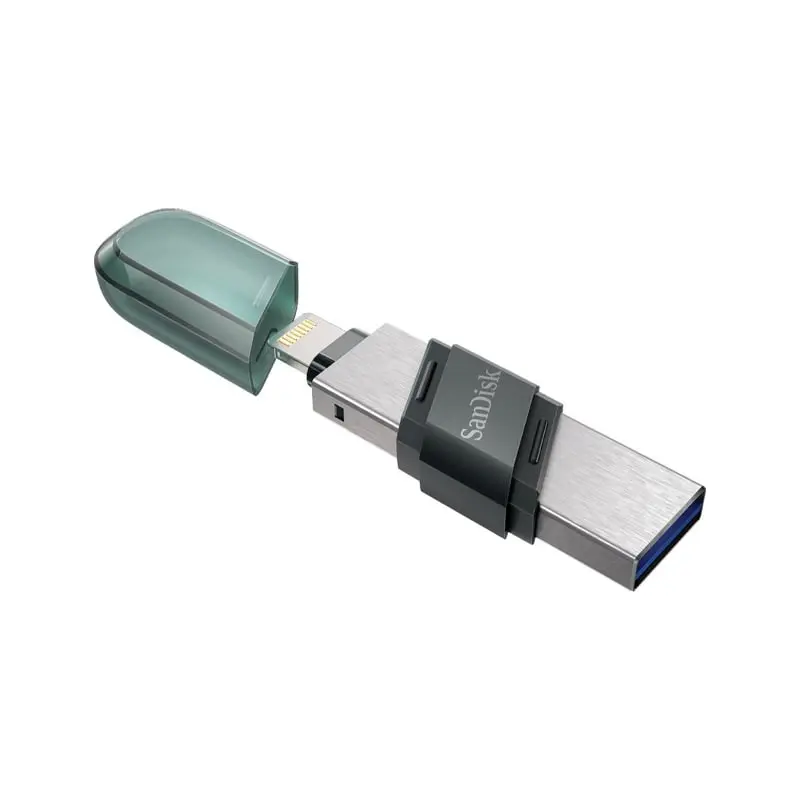 فلش مموری سن دیسک مدل iXpand Flip ظرفیت 256 گیگابایت